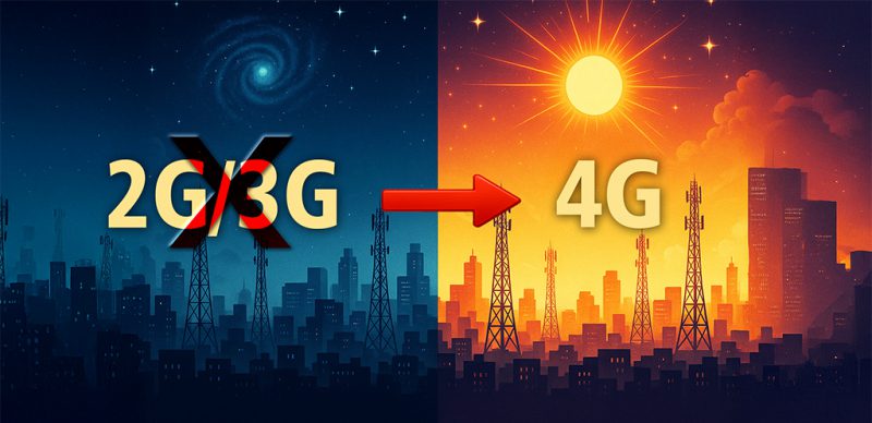 2G/3G to 4G